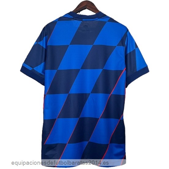 Nuevo Tailandia 2ª Camiseta Croacia 2024 Azul Baratas